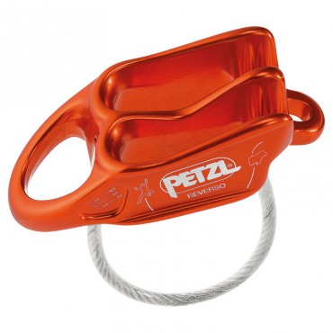 PETZL Reverso red/orange biztosító- és ereszkedőeszköz