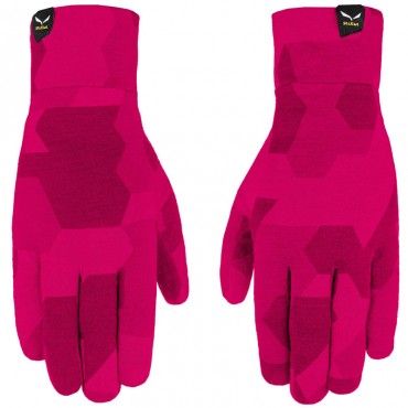SALEWA Cristallo Liner Gloves rhodo camou kesztyű