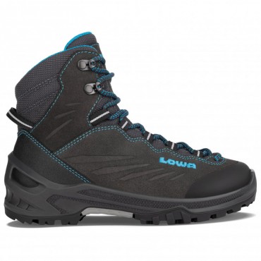 LOWA Cadin GTX Mid Junior antrhacite/turquoise cipő