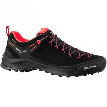 SALEWA WS Wildfire Leather black/fluo coral cipő